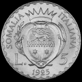 5 lire Somalie Victor-Emmanuel III