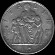5 lire Império Vítor Emanuel III