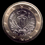 Monedas en euro de San Marino