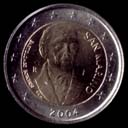 2 euro commemorativi 2004 Bartolomeo Borghesi