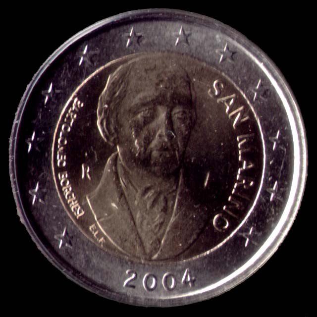 2 Euro Commemorative of San Marino 2004
