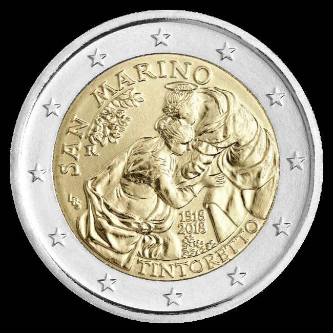 Monedas de euro de San Marino 2018