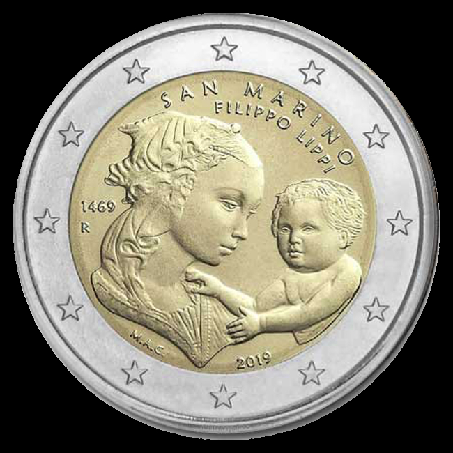 pices de monnaie en euro de Saint-Marin 2019