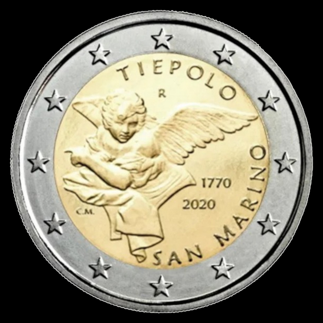 pices de monnaie en euro de Saint-Marin 2020