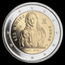 pièces de monnaie en euro de Saint-Marin 2021