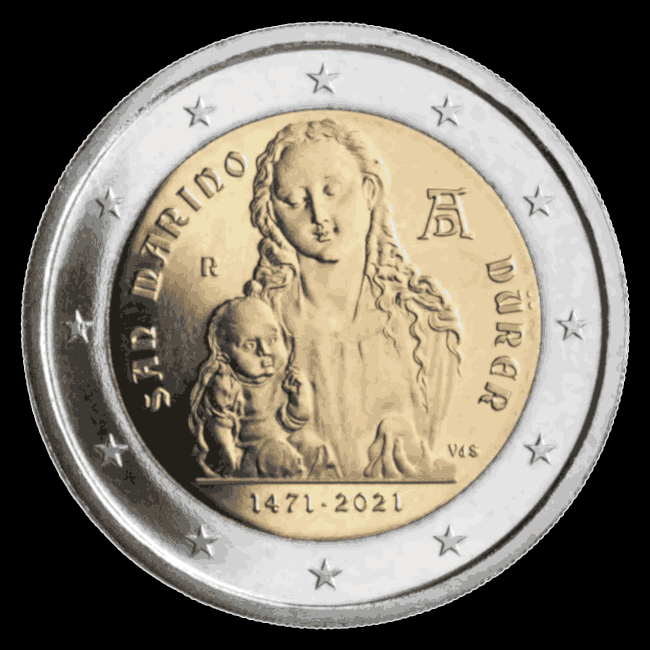 Moedas de euro de So Marino 2021