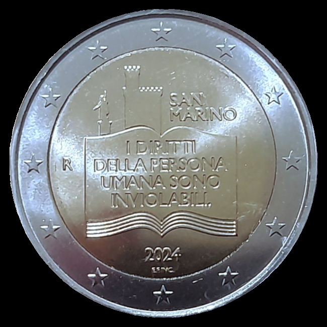 2 Euro Gedenkmünze von San Marino 2024