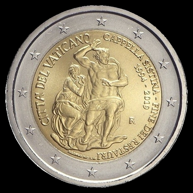 pices de monnaie en euro du Vatican 2019