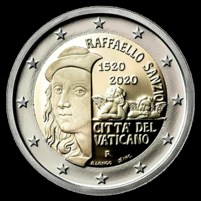 2 Euro Commemorative of Vatican City 2020