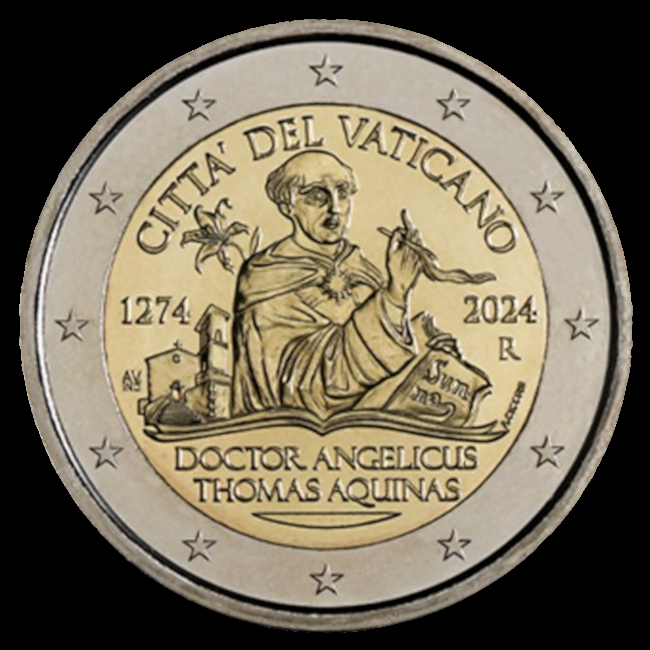 2 Euro Gedenkmünze von Vatikanstadt 2024